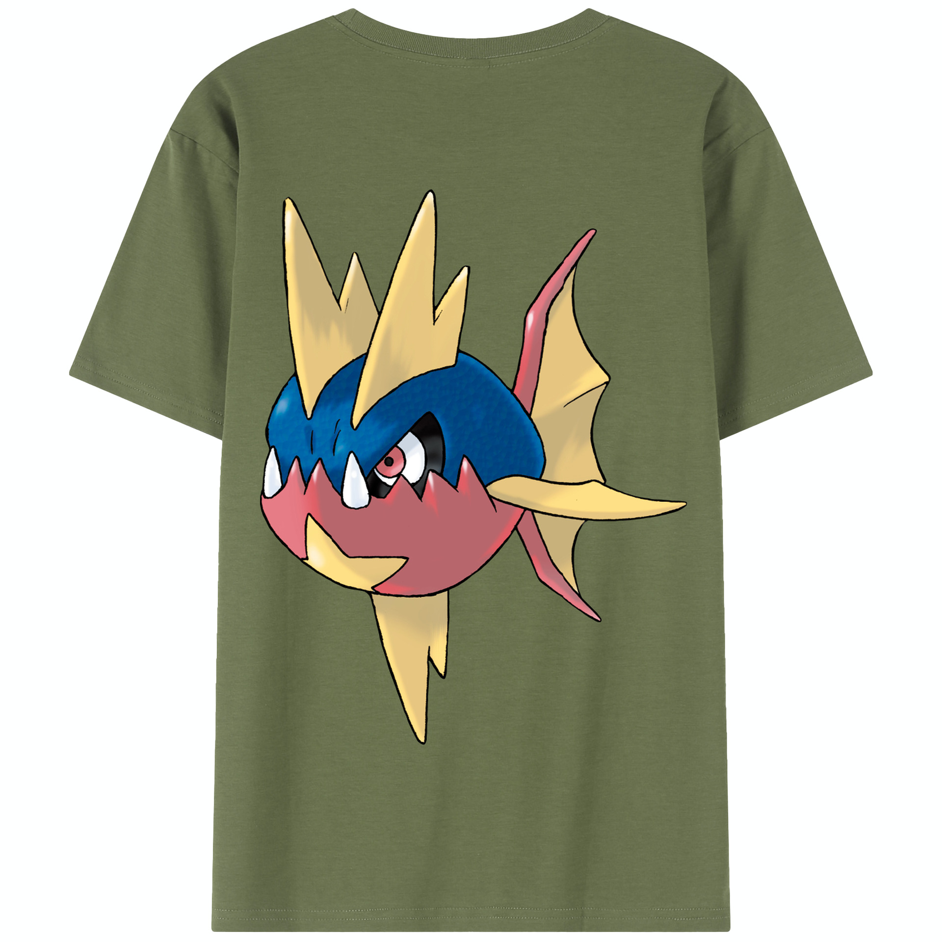 （画像用） ポケットモンスター Pokémon 綿100％半袖Tシャツ（背面プリント）